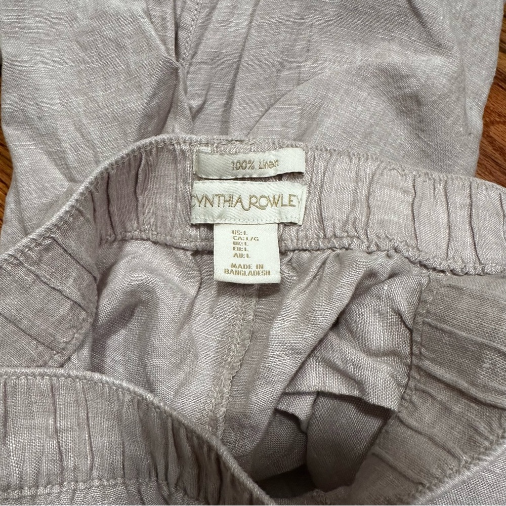 Cropped Linen Pant